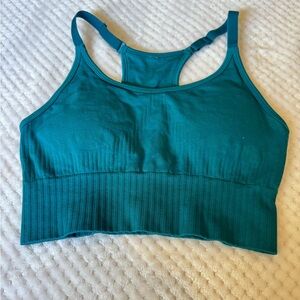 Teal Sports Bra